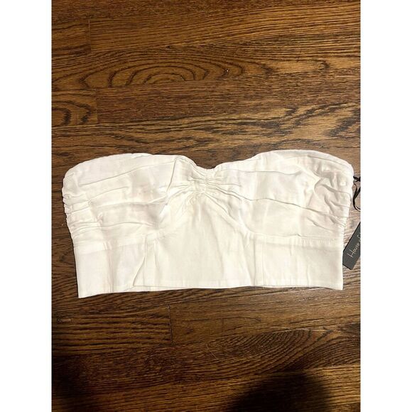 NWT House of Harlow 1960 x REVOLVE Lida Crop Top White Size Large - Picture 6 of 8